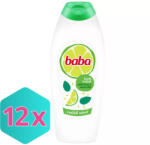 Baba frissítő tusfürdő zöldcitrom és menta illat 750 ml KARTON - 12 db (K8712561021883)