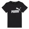 PUMA Rövid ujjú pólók ESSENTIAL LOGO TEE Fekete 9 / 10 Jahre