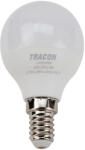 TRACON LMGS455NW Gömb burájú LED fényf. SAMSUNG chip 230V, 50Hz, 5W, 4000K, E14, 460 lm, 180°, G45, SAMSUNG chip, EEI=F (LMGS455NW_)