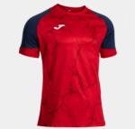 Joma Hispa V Short Sleeve T-shirt Red Dark Navy L