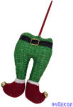  Karácsonyi manó láb betűző - Zöld