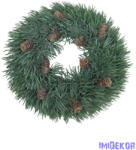  Műfenyő koszorú alap 30 cm tobozos