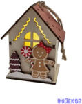  Ledes fa házikó - Mézeskalács lánnyal