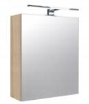 Better Home Fürdőszobai tükrös szekrény Better Home 50 cm-es tükrös fürdőszobaszekrény (S_S_Z+LED)