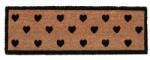 Bizzotto Covoras intrare casa natur negru Hearts 25x75x1.5 cm (0280760deco) Pres