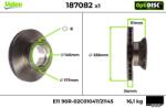 VALEO Disc frana VALEO 187082 (187082) - fixbox