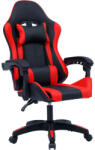 PAKKETO William Scaun Gaming Din piele ecologică BLACK-RED (275-000012)