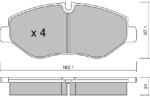 AISIN Set placute frana AISIN BPVW-1001 (BPVW-1001)