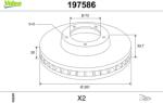 VALEO Disc frana VALEO 197586 (197586)