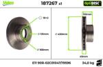 VALEO Disc frana VALEO 187267 (187267)