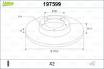 VALEO Disc frana VALEO 197599 (197599)