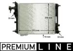 MAHLE Radiator, racire motor MAHLE CR 1115 000P (CR 1115 000P)