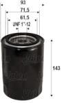 VALEO Filtru ulei VALEO 586105 (586105)