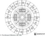 BLUE PRINT Disc ambreiaj BLUE PRINT ADM53137 (ADM53137) - fixbox
