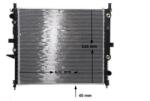 MAHLE Radiator, racire motor MAHLE CR 551 000S (CR 551 000S)