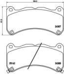 BREMBO Set placute frana BREMBO P 83 146 (P 83 146)