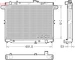 DENSO Radiator, racire motor DENSO DRM51015 (DRM51015)