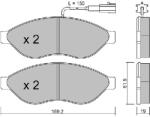AISIN Set placute frana AISIN BPFI-1040 (BPFI-1040)