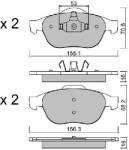 AISIN Set placute frana AISIN BPRE-1003 (BPRE-1003)
