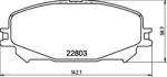 HELLA Set placute frana HELLA 8DB 355 039-201 (8DB 355 039-201)