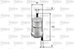VALEO Filtru combustibil VALEO 587021 (587021)