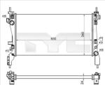 TYC Radiator, racire motor TYC 709-0021-R (709-0021-R) - fixbox