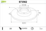 VALEO Disc frana VALEO 673562 (673562)
