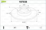 VALEO Disc frana VALEO 197038 (197038)