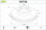VALEO Disc frana VALEO 197730 (197730)