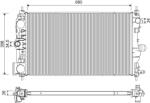 VALEO Radiator, racire motor VALEO 701229 (701229)