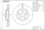 AISIN Disc frana AISIN A6F457S (A6F457S)