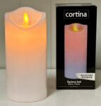 Cortina Led gyertya 17, 5 cm 7 cm Cortina mozgatható láng (Świeca led na baterie 2xR6 wysoka płomień)