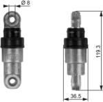 GATES Amortizor vibratii, curea transmisie cu caneluri GATES T38218 (T38218)