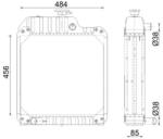 MAHLE Radiator, racire motor MAHLE CR 2629 000S (CR 2629 000S)