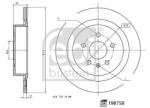 Febi Bilstein Disc frana FEBI BILSTEIN 198758 (198758) - fixbox
