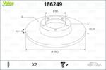 VALEO Disc frana VALEO 186249 (186249)