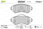 VALEO Set placute frana VALEO 302341 (302341)
