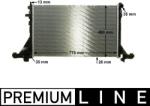 MAHLE Radiator, racire motor MAHLE CR 1770 000P (CR 1770 000P)