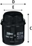 VALEO Filtru ulei VALEO 586141 (586141)