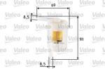 VALEO Filtru combustibil VALEO 587048 (587048)