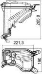 MAHLE Vas de expansiune, racire MAHLE CRT 207 000S (CRT 207 000S)