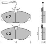 AISIN Set placute frana AISIN BPFI-1011 (BPFI-1011)