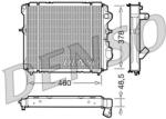 DENSO Radiator, racire motor DENSO DRM23007 (DRM23007)