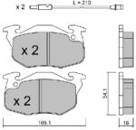 AISIN Set placute frana AISIN BPPE-1003 (BPPE-1003)
