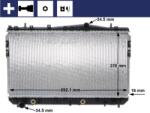 MAHLE Radiator, racire motor MAHLE CR 1311 000S (CR 1311 000S)