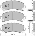 AISIN Set placute frana AISIN BPIS-1000 (BPIS-1000)