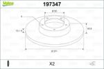 VALEO Disc frana VALEO 197347 (197347)