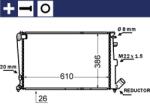 MAHLE Radiator, racire motor MAHLE CR 1429 000S (CR 1429 000S)