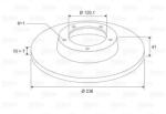 VALEO Disc frana VALEO 186186 (186186)