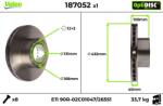 VALEO Disc frana VALEO 187052 (187052)
